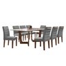 Conjunto Sala de Jantar Nápoles Tampo Vidro/mdf com 8 Cadeiras Genova Smart Plus - 14