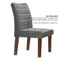 Ver imagem 5 de Conjunto Sala de Jantar Nápoles Tampo Vidro/mdf com 8 Cadeiras Genova Smart Plus