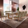 Conjunto Sala de Jantar Nápoles Tampo Vidro/mdf com 8 Cadeiras Genova Smart Plus - 1