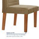 Ver imagem 7 de Conjunto Sala de Jantar Nápoles Tampo Vidro/mdf com 8 Cadeiras Genova Smart Plus