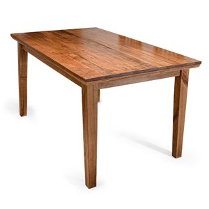 Mesa de Jantar Bh Retangular 1,30m com 4 Cadeiras de Jantar Bh em Madeira Maciça - Natural