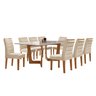 Conjunto Sala de Jantar Nápoles Tampo Vidro/mdf com 8 Cadeiras Genova Smart Plus - 14