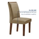 Ver imagem 5 de Conjunto Sala de Jantar Nápoles Tampo Vidro/mdf com 8 Cadeiras Luísa Smart Plus