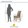 Conjunto Sala de Jantar Nápoles Tampo Vidro/mdf com 8 Cadeiras Luísa Smart Plus - 10