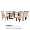 Conjunto Sala de Jantar Nápoles Tampo Vidro/mdf com 8 Cadeiras Luísa Smart Plus - 9