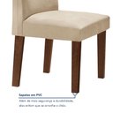 Ver mais imagens de Conjunto Sala de Jantar Nápoles Tampo Vidro/MDF com 8 Cadeiras Luísa Smart Plus