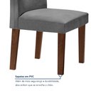 Ver mais imagens de Conjunto Sala de Jantar Nápoles Tampo Vidro/mdf com 8 Cadeiras Luísa Smart Plus