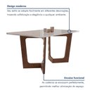 Ver imagem 4 de Conjunto Sala de Jantar Nápoles Tampo Vidro/MDF com 8 Cadeiras Luísa Smart Plus