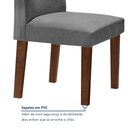 Ver mais imagens de Conjunto Sala de Jantar Nápoles Tampo Vidro/MDF com 8 Cadeiras Luísa Smart Plus