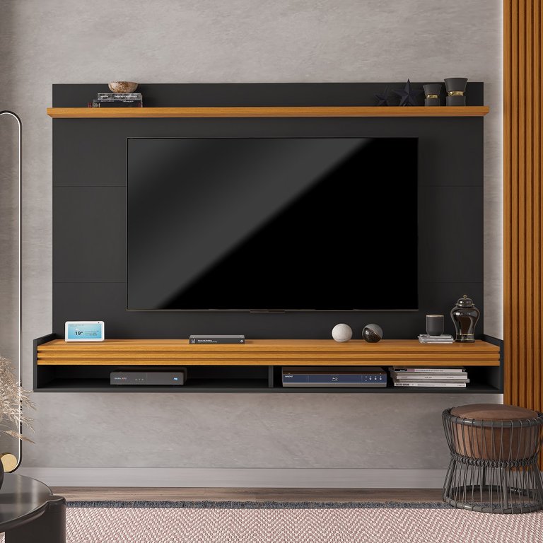 Painel para Tv até 55 Polegadas Ripado Brasil 136cm