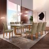 Conjunto Sala de Jantar Nápoles Tampo Vidro/mdf com 8 Cadeiras Luísa Smart Plus - 1