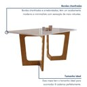 Ver imagem 5 de Conjunto Sala de Jantar Nápoles Tampo Vidro/MDF com 8 Cadeiras Luísa Smart Plus