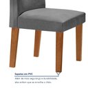 Ver imagem 7 de Conjunto Sala de Jantar Nápoles Tampo Vidro/MDF com 8 Cadeiras Luísa Smart Plus
