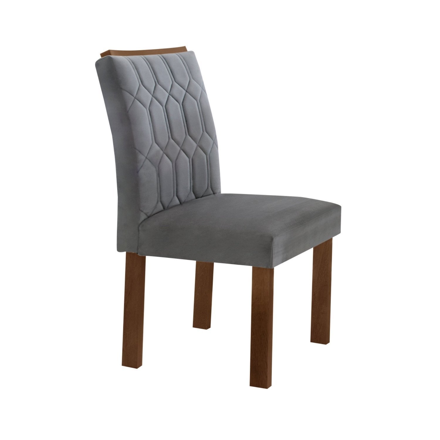 Conjunto Sala De Jantar Nápoles Tampo Vidro/MDF com 8 Cadeiras Marselha Smart Plus Cel Móveis - 6