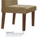 Ver imagem 7 de Conjunto Sala de Jantar Genova Tampo Vidro/mdf com 8 Cadeiras Genova Smart Plus