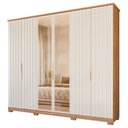 Ver imagem 2 de Guarda Roupa Elegance 6 Portas com Vidro Reflecta MDF
