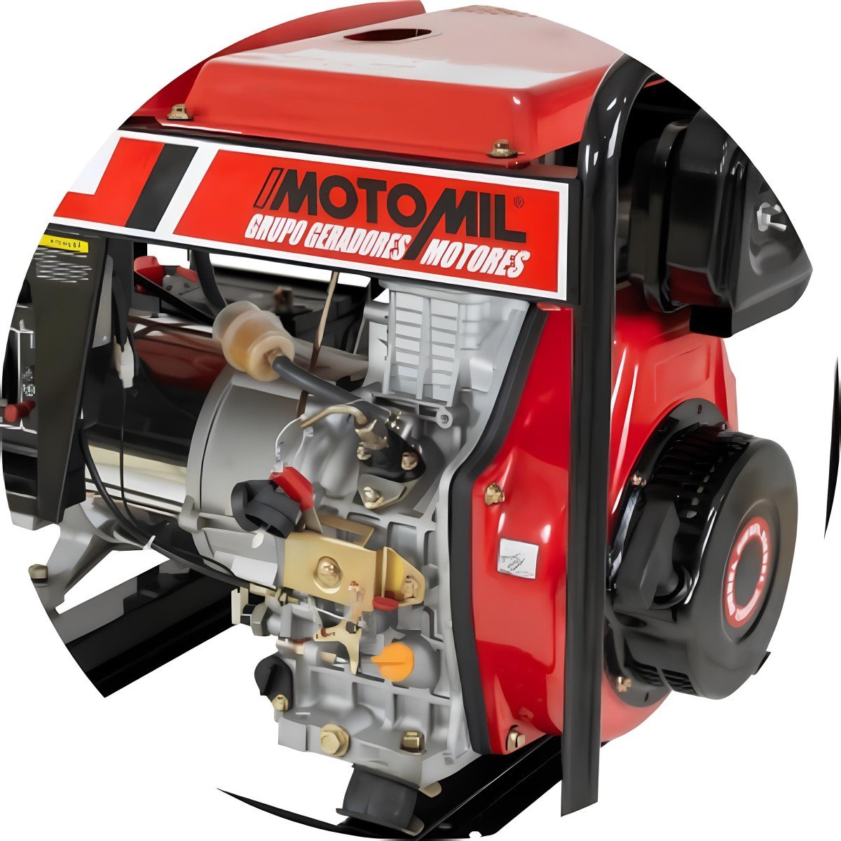 Gerador Diesel 5 Kva Trifásico 220/380v 60h Mdgt-5000cle Motomil ...