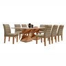 Conjunto Sala De Jantar Genova Tampo Vidro/MDF com 8 Cadeiras Genova Smart Plus  - 14