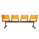 Ver imagem 2 de Longarina Turim 4 Lugares - Laranja