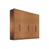 Guarda Roupa Casal 6 Portas e 8 Gavetas Rizon Plus Cumaru - Novo Horizonte - 1