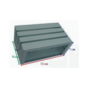 Ver imagem 3 de Arandela Frisada de 15cm - Interna ou Externa:marrom
