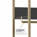 Ver imagem 6 de Guarda-Roupa Closet Industrial Olivar com Cabideiro 2 Gavetas 89cm - Preto