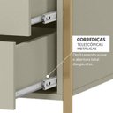 Ver imagem 7 de Estante Closet Industrial 54cm 2 Gav e 5 Prat Estrutura Metálica Móvel Moderno e Funcional Off White