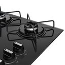 Ver imagem 4 de Cooktop 5 Bocas Cd075be a Gás Mesa de Vidro Temperado Consul