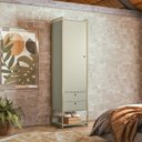 Ver imagem 1 de Guarda Roupa Closet Industrial 1 Porta 2 Gavetas