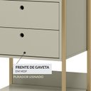 Ver mais imagens de Guarda Roupa Modulado Closet Industrial 54cm com Cabideiro Porta 2 Gavetas Branco/Off White