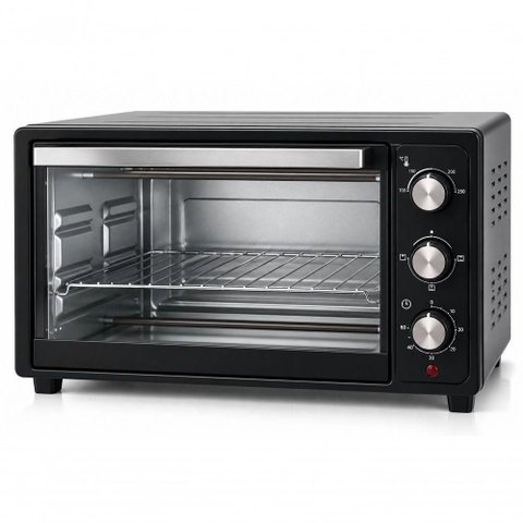 Forno Elétrico de Bancada Sg Utilidades 42L 1600W com Timer Preto 110V