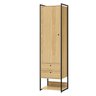 Guarda Roupa Closet Industrial 1 Porta 2 Gavetas  - 2
