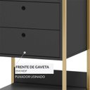 Ver mais imagens de Guarda Roupa Modulado Closet Industrial 54cm com Cabideiro Porta 2 Gavetas Preto