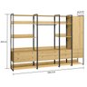 Guarda Roupa Closet Modulado Industrial 1 Porta 8 Gavetas  - 10