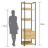 Guarda Roupa Closet Modulado Industrial 1 Porta 8 Gavetas  - 16