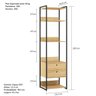 Guarda Roupa Closet Modulado Industrial 1 Porta 8 Gavetas  - 17