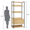 Guarda Roupa Closet Modulado Industrial 1 Porta 8 Gavetas  - 14