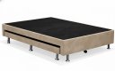 Ver imagem 3 de Cama Box Casal C/ Cama Auxiliar Suede 40x138x188 - Santo Box:bege