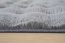 Ver imagem 4 de Tapete Pelo Alto Ondulado Waves 100x140cm - Jolitex - Cinza