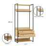 Guarda Roupa Closet Modulado Industrial 4 Gavetas  - 2