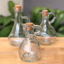 Ver imagem 4 de Kit Galheteiro 3 Pçs Azeite Vinagre Molho Vidro C/rolha-10