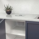 Ver imagem 5 de Lixeira de Embutir Redonda Clean Round Aço Inox e Balde Plástico 5l - Tramontina 94518/005