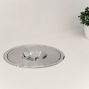 Ver imagem 3 de Lixeira de Embutir Redonda Clean Round Aço Inox e Balde Plástico 5l - Tramontina 94518/005