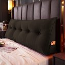 Ver imagem 2 de Almofada Para Cabeceira Encosto Apoio Lombar Spot 140cm com Porta Celular Suede - Desk Design - Marr
