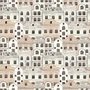 Ver imagem 1 de PAPEL DE PAREDE KANTAI HELLO KIDS - CIDADE DESENHADA BEGE