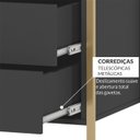 Ver imagem 7 de Guarda Roupa Closet Modulado com Cabideiro Porta 4 Gavetas 108cm - Estrutura metálica Moderna