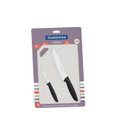 Ver imagem 1 de Kit para Carnes e Legumes Plenus em Aço Inox e Cabo Preto com Tábua de Corte 3 Peças Tramontina