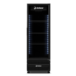 Expositor e Refrigerador Vertical Vrs16 Imbera - All Black Inverter 485l Porta de Vidro 0ºc a +7ºc B - 1