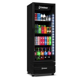 Expositor e Refrigerador Vertical Vrs16 Imbera - All Black Inverter 485l Porta de Vidro 0ºc a +7ºc B - 4