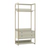 Modulo Closet Industrial com Cabideiro 2 Gavetas 89cm - Estrutura Metálica Moderna - 2